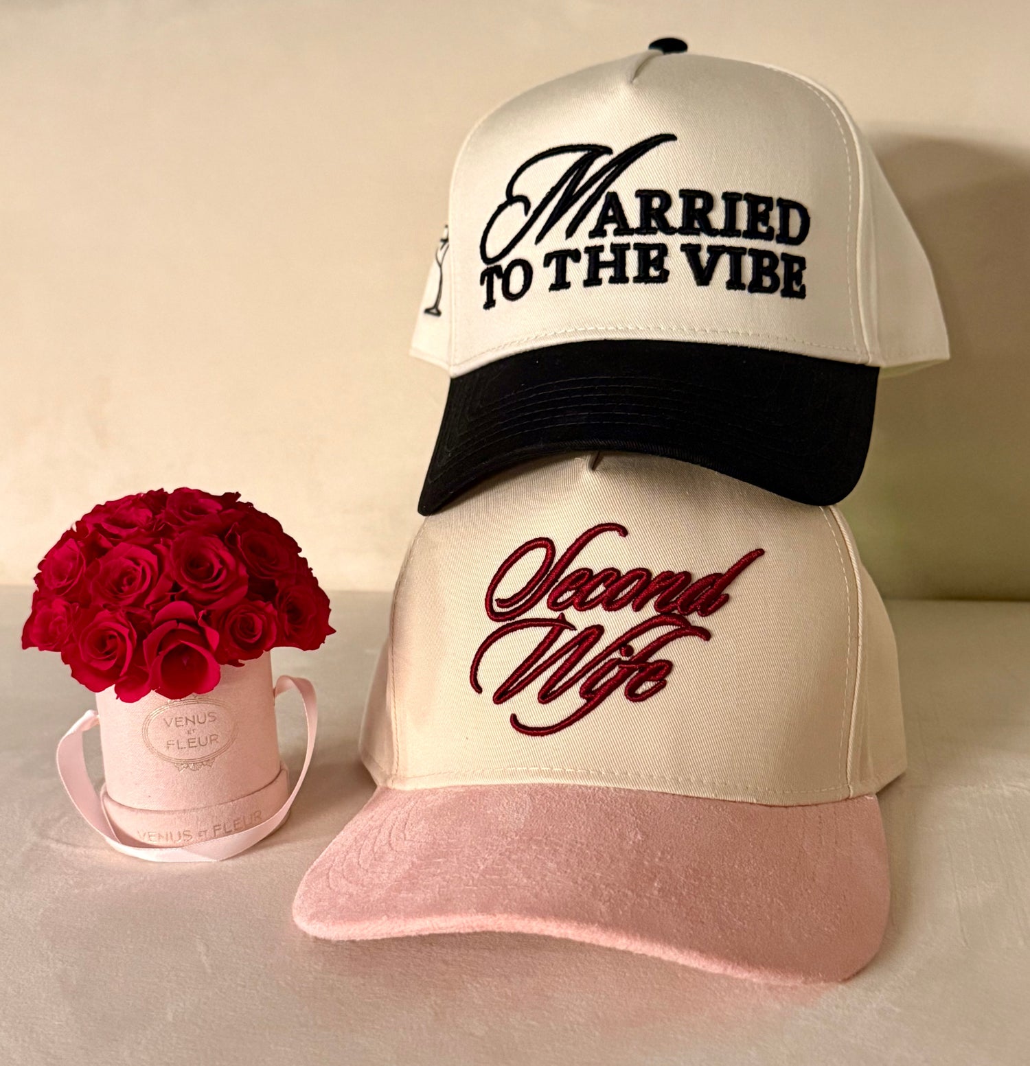 married to the vibe trucker hat